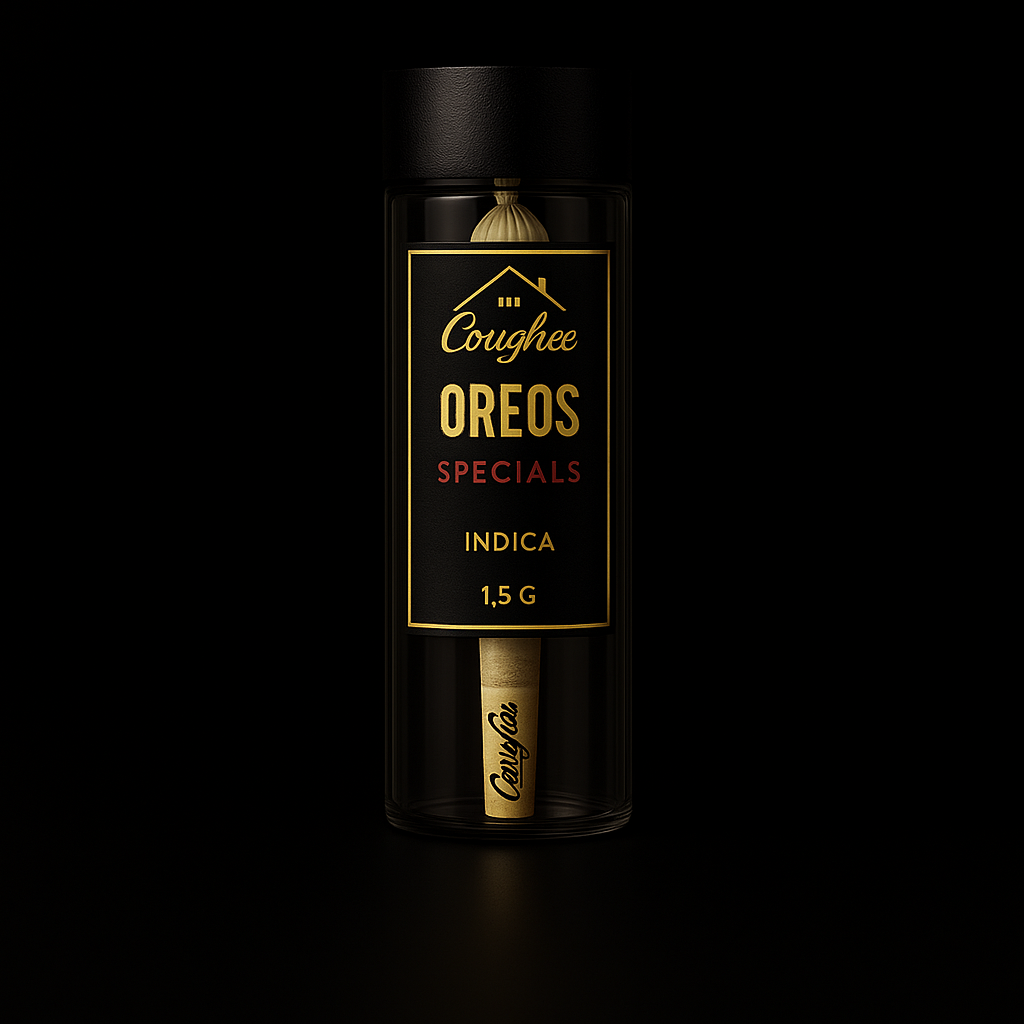 Oreos Specials pre-roll tube by The House of Coughee